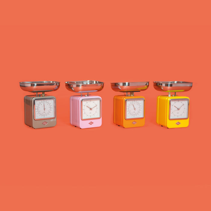 Wesco Keukenweegschaal met Klok