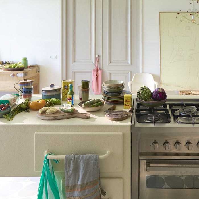 HKliving 70's Ceramics Americano Mok 0,27 L - Set van 4 - Pegasus