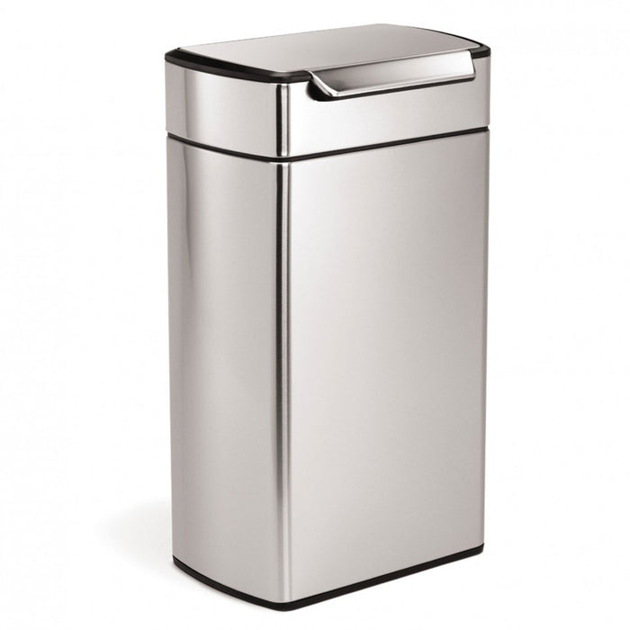Simplehuman Rectangular Touch-Bar Can 40 Liter