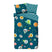 Good Morning Spacy Kinder Dekbedovertrek 140 x 220 cm - Petrol