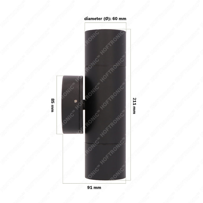 HOFTRONIC Dax Huisnummer verlichting Zwart