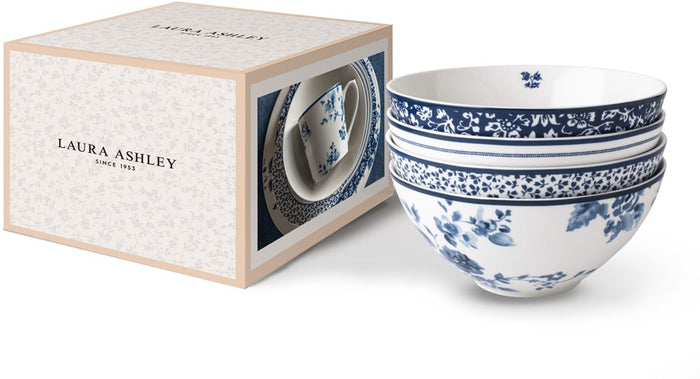 Laura Ashley Giftset 4 Kommen 16 cm Assorti