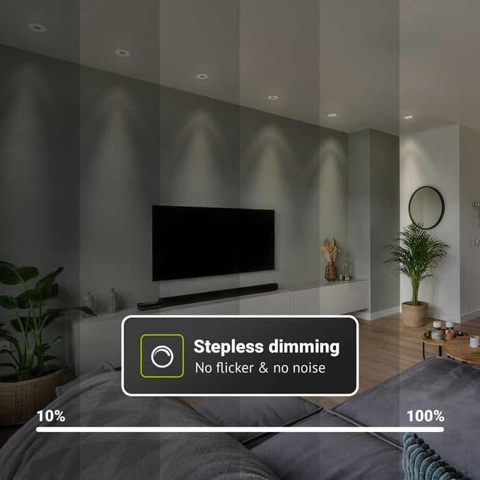 HOFTRONIC  Napels - LED Inbouwspots Badkamer IP65 Wit