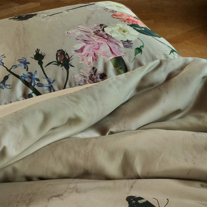 Essenza Flower Statement Dekbedovertrek 240 x 220 cm - Stone