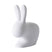 Qeeboo Rabbit Chair Kunststof - Baby Light Grey