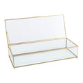 vtwonen Glazen Opbergdoos Vitrine - Goud (16,5 cm)