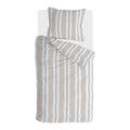 Walra Remade Nautic Stripes Dekbedovertrek 140 x 220/240 cm - Zand