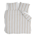 Walra Remade Nautic Stripes Dekbedovertrek 200 x 220/240 cm - Zand