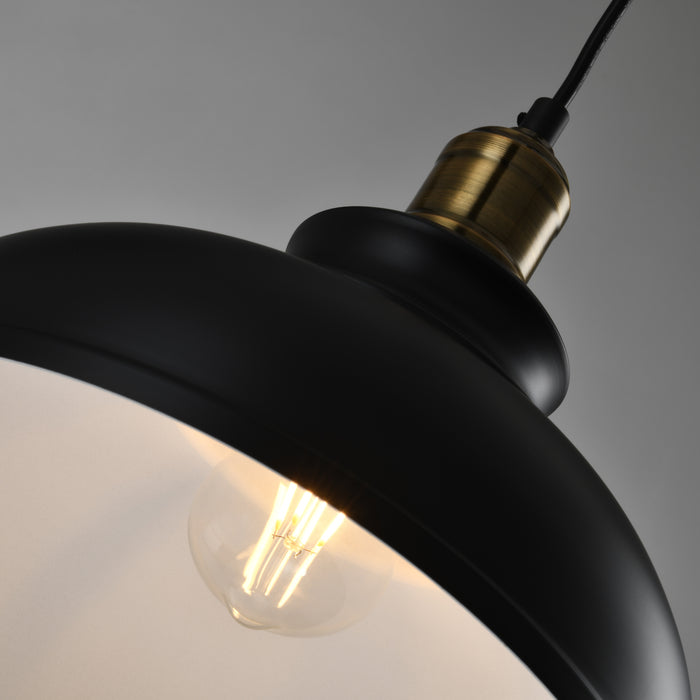 QUVIO Hanglamp rond zwart - QUV5126L-BLACK