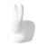 Qeeboo Rabbit Chair Kunststof - Baby White