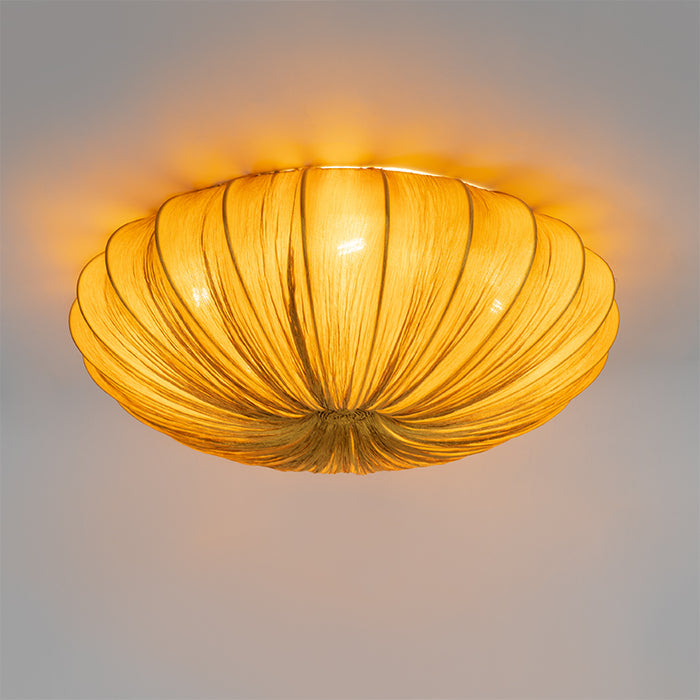 QAZQA Japandi plafondlamp goud 60cm 5-lichts - Plu