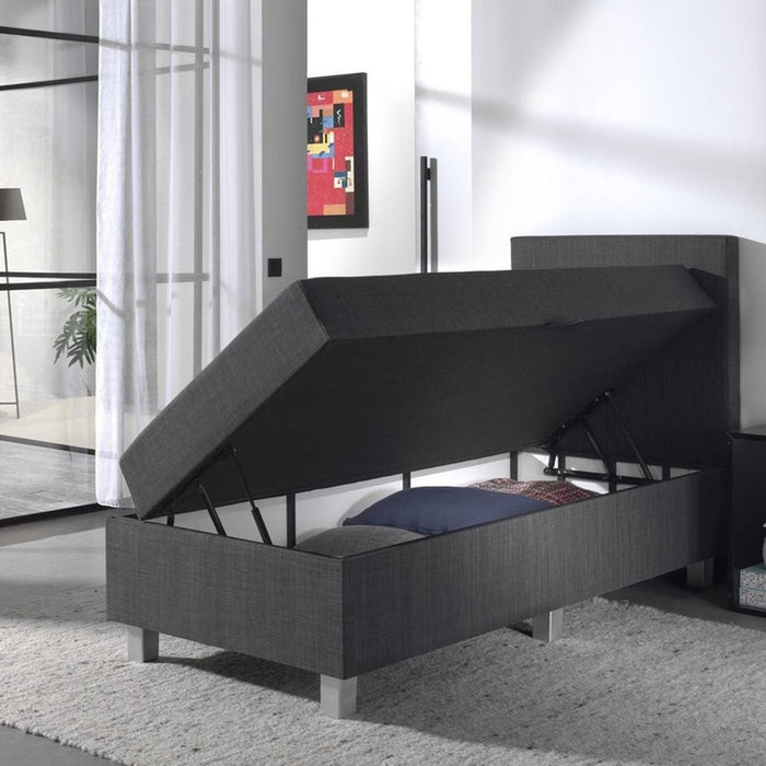 MOOS Lina Boxspring 90 x 200 cm - Antraciet