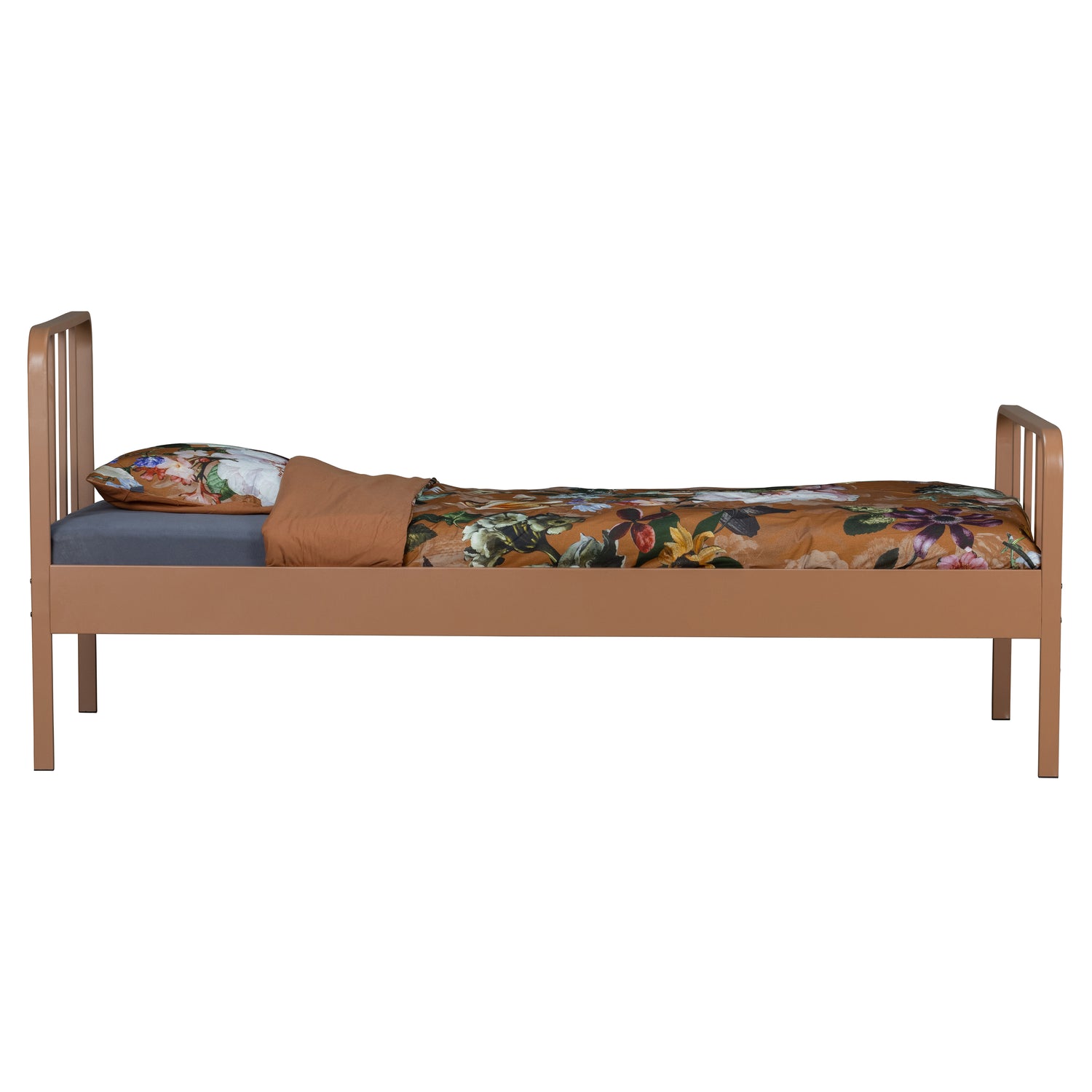 Woood Mees Bed - Bruin - 90 x 200 cm