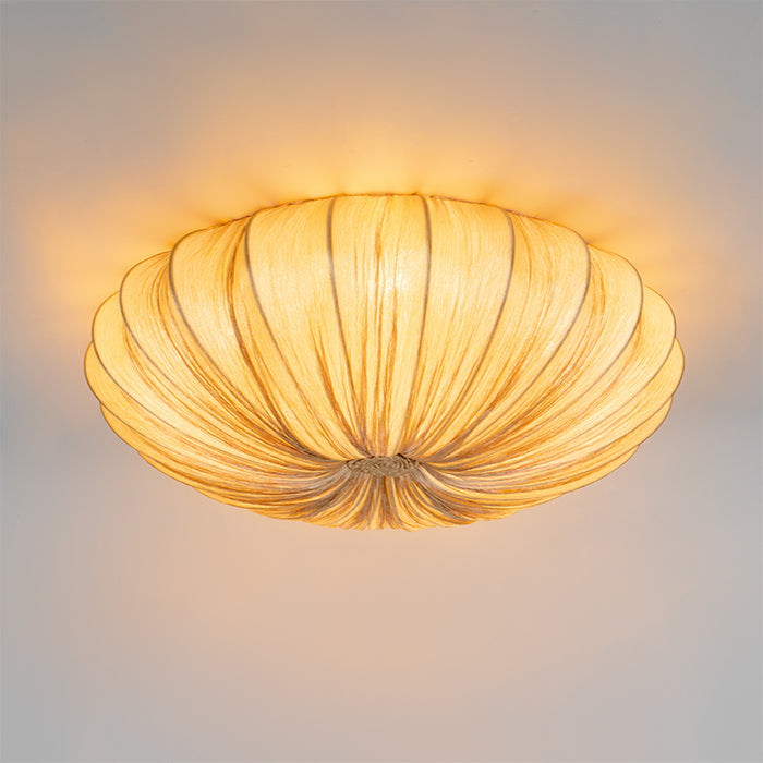 QAZQA Japandi plafondlamp beige 60cm 5-lichts - Plu