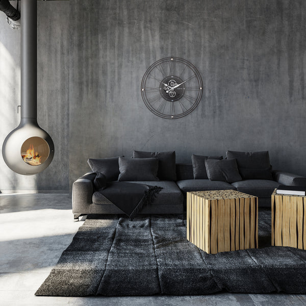 Nextime Roman Gear 90,5 cm wandklok