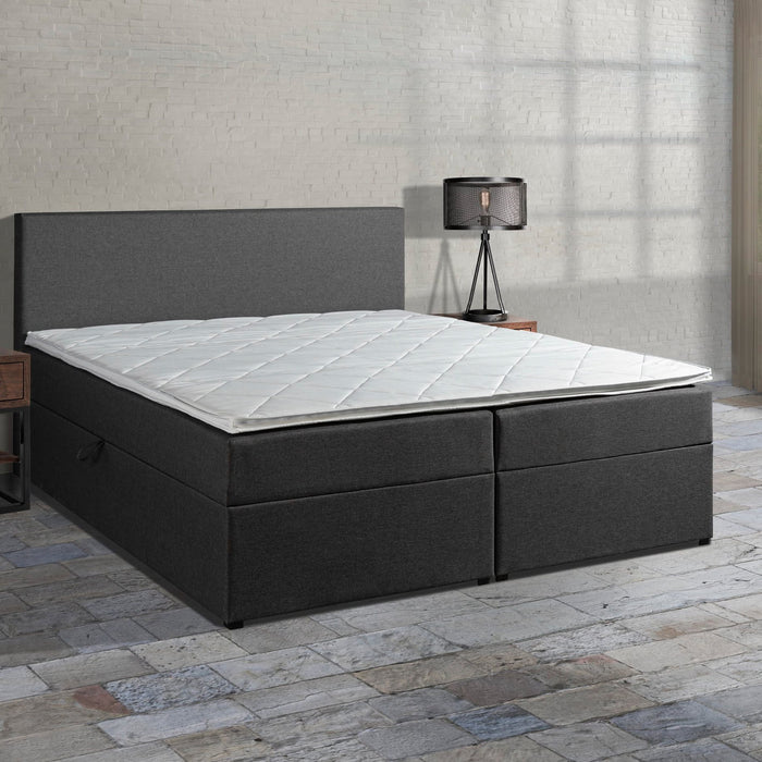 MOOS Lina Boxspring 140 x 200 cm - Antraciet