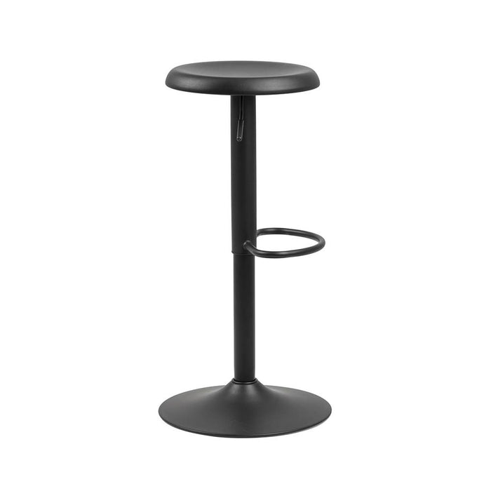 Lisomme Emma barkruk mat zwart - in hoogte verstelbaar