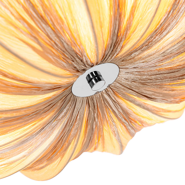 QAZQA Japandi plafondlamp beige 52cm 3-lichts - Plu