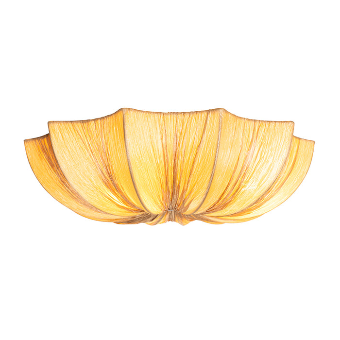 QAZQA Japandi plafondlamp beige 52cm 3-lichts - Plu