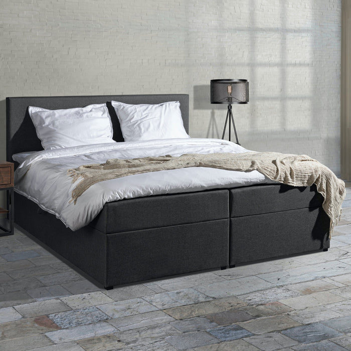 MOOS Lina Boxspring 160 x 200 cm - Antraciet