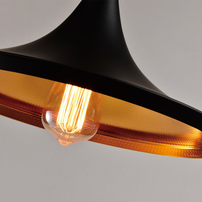 QUVIO Hanglamp rond zwart - QUV5069L-BLACK