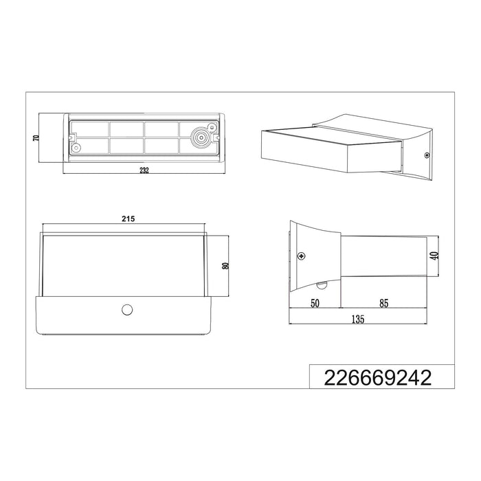 TRIO Cuando Wandlamp met sensor