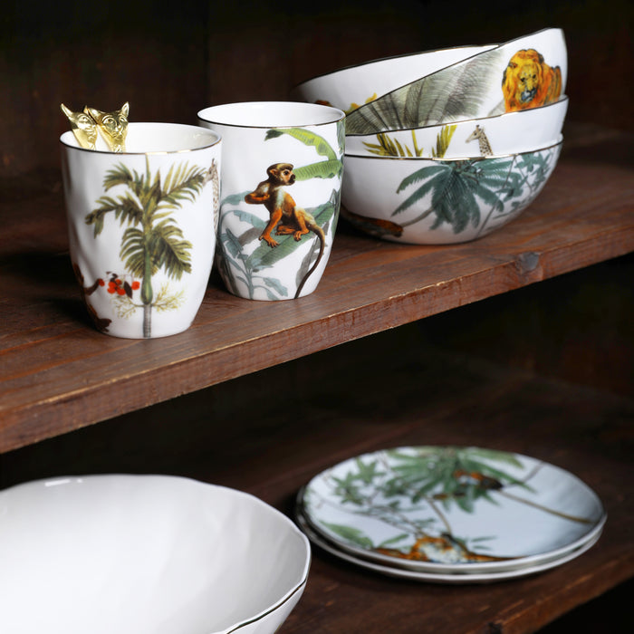 &k amsterdam Jungle Ontbijtbord Ø 20,5 cm - 4 st.