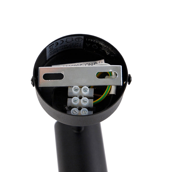 QAZQA LED Wandlamp facil - Zwart - Design - H 8.5cm