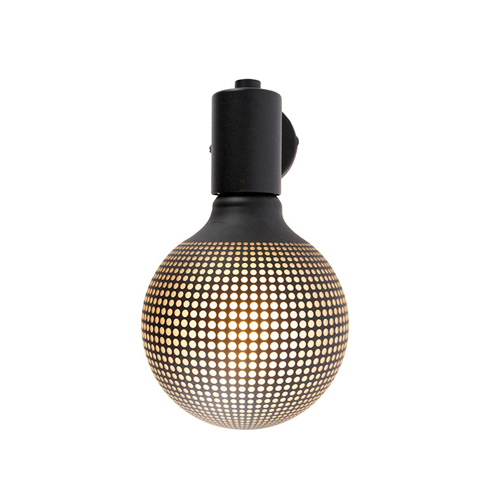 QAZQA LED Wandlamp facil - Zwart - Design - H 8.5cm