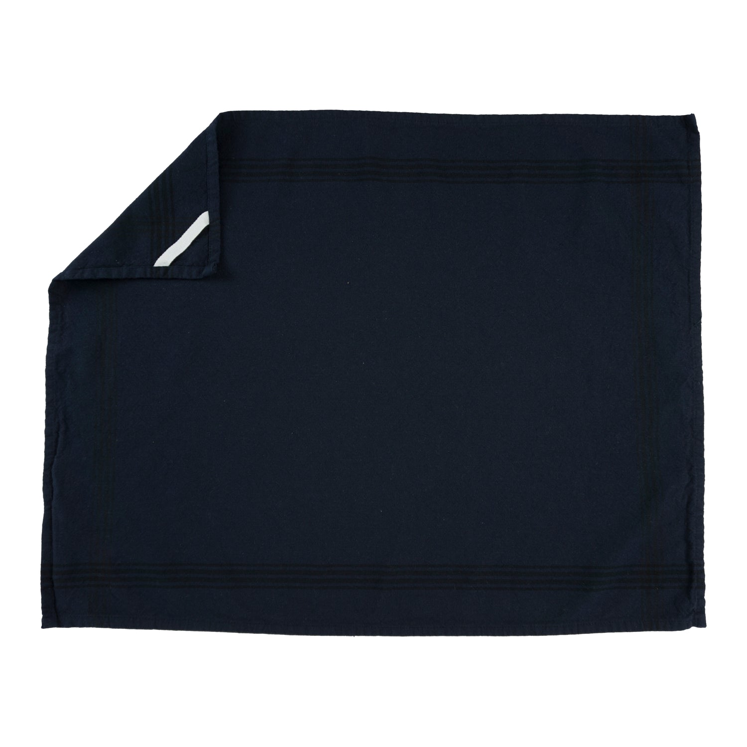 KOOK Washed Theedoek - Donkerblauw