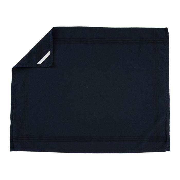 KOOK Washed Theedoek - Donkerblauw