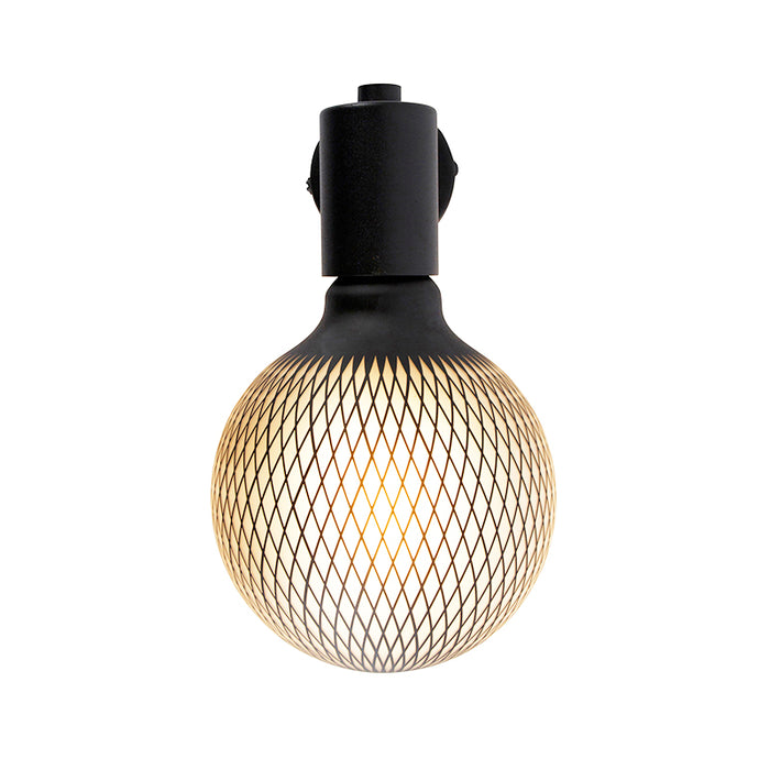 QAZQA LED Wandlamp facil - Zwart - Design - D 13cm