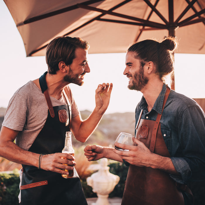 Witloft Leren Schort - Cognac