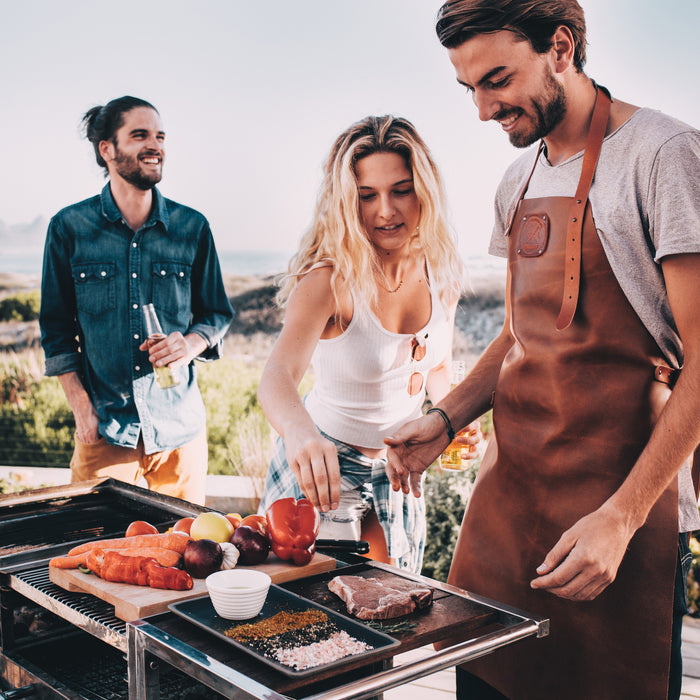 Witloft Leren Schort - Cognac