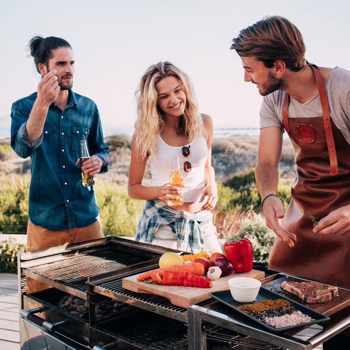 Witloft Leren Schort - Cognac