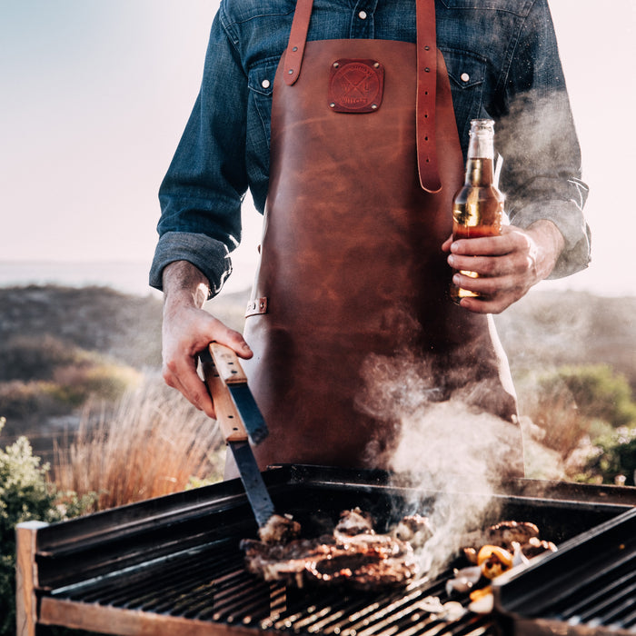 Witloft Leren Schort - Cognac