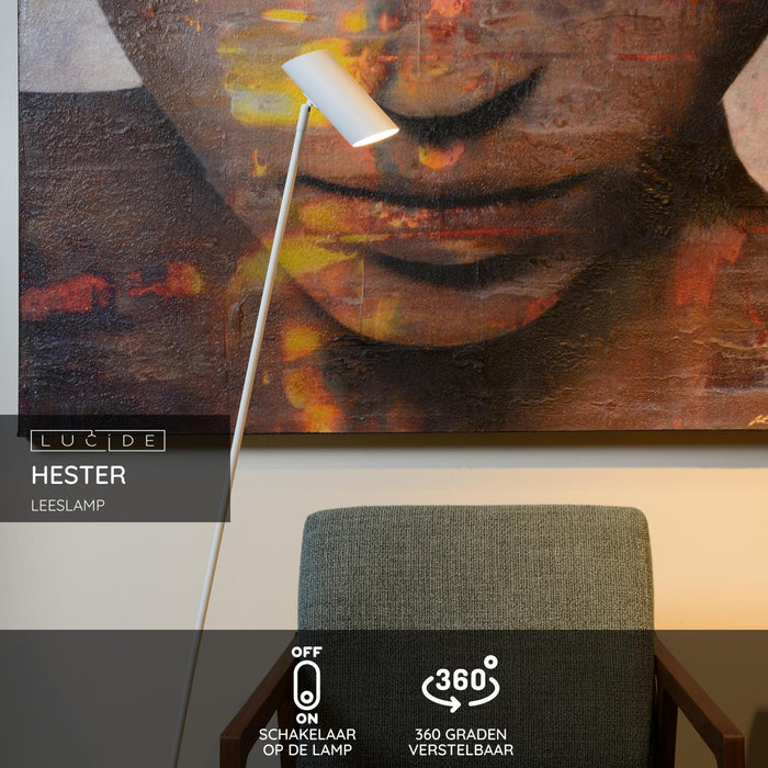 Lucide HESTER Leeslamp - Wit