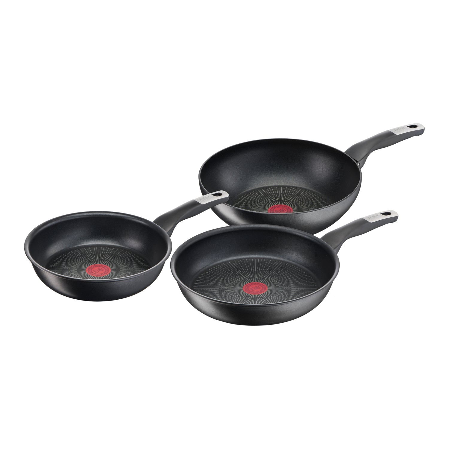 Tefal Unlimited Koekenpan Ø 22+28 + Wokpan Ø 28 cm