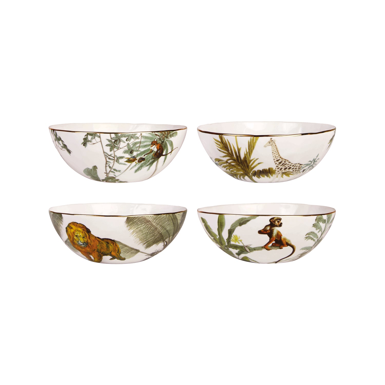 &k amsterdam Jungle Kom Ø 16,5 cm - 4 st.