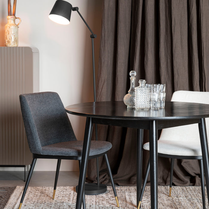 by fonQ basic Finn Eettafel - Ø 100 cm - Zwart