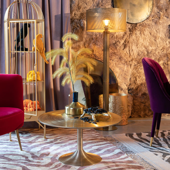 Bold Monkey Hypnotising Round salontafel goud