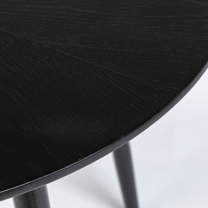 by fonQ basic Finn Eettafel - Ø 120 cm - Zwart