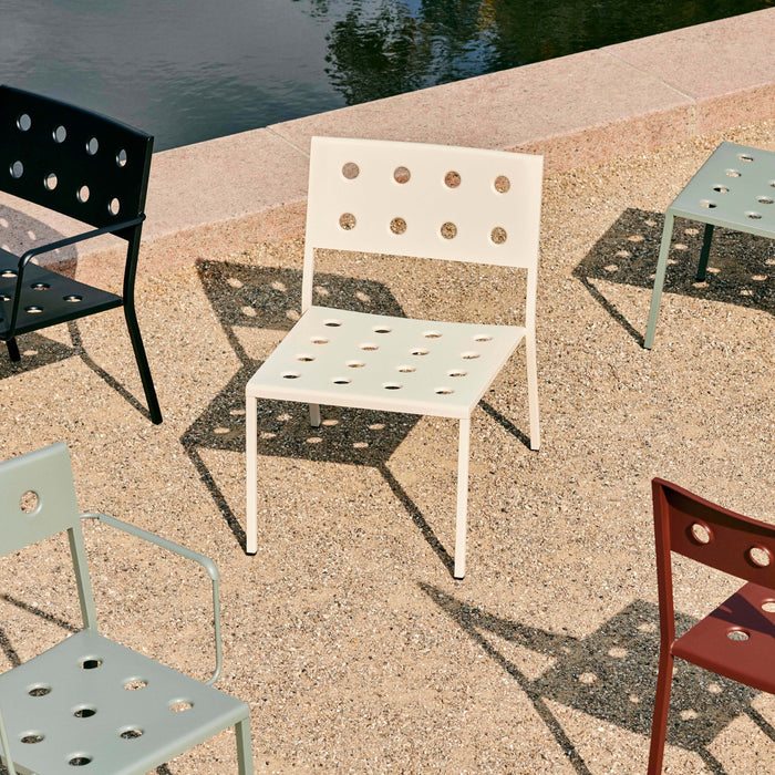 HAY Balcony Lounge Stoel - Chalk beige