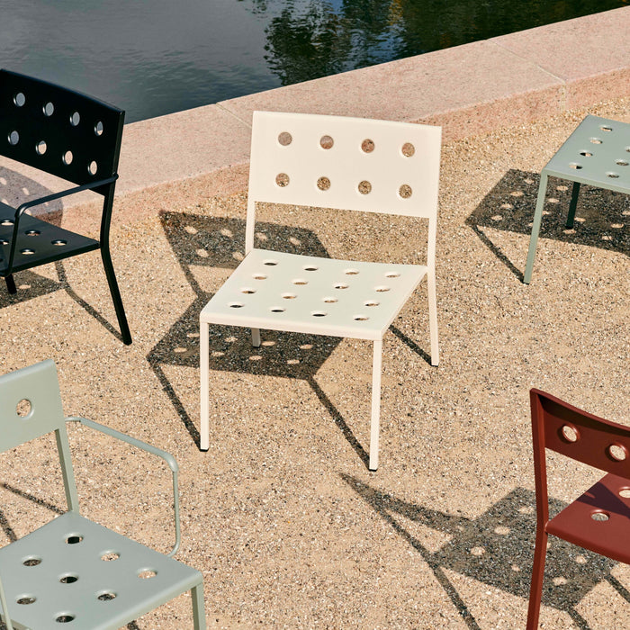 HAY Balcony Lounge Stoel - Desert green