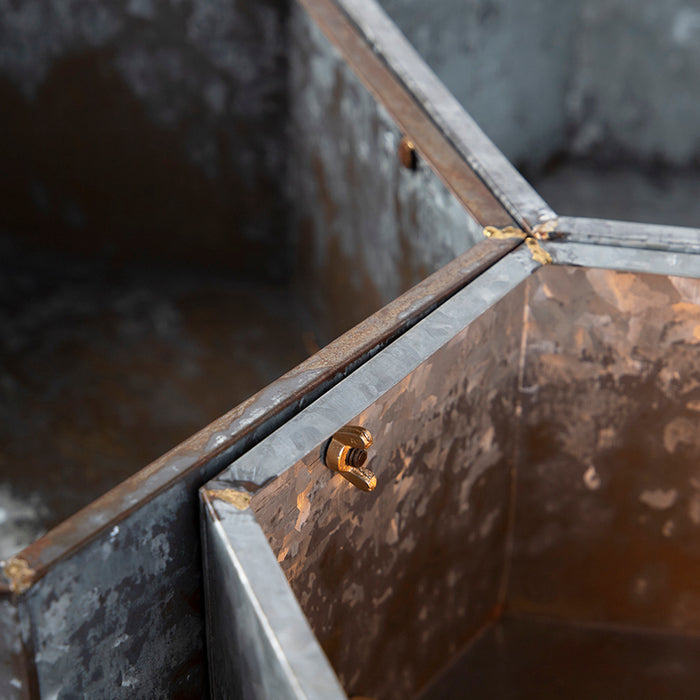 QAZQA Wandlamp comb wl - Roestbruin - Klassiek | Antiek - L 665mm