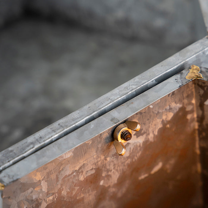 QAZQA Wandlamp comb wl - Roestbruin - Klassiek | Antiek - L 665mm