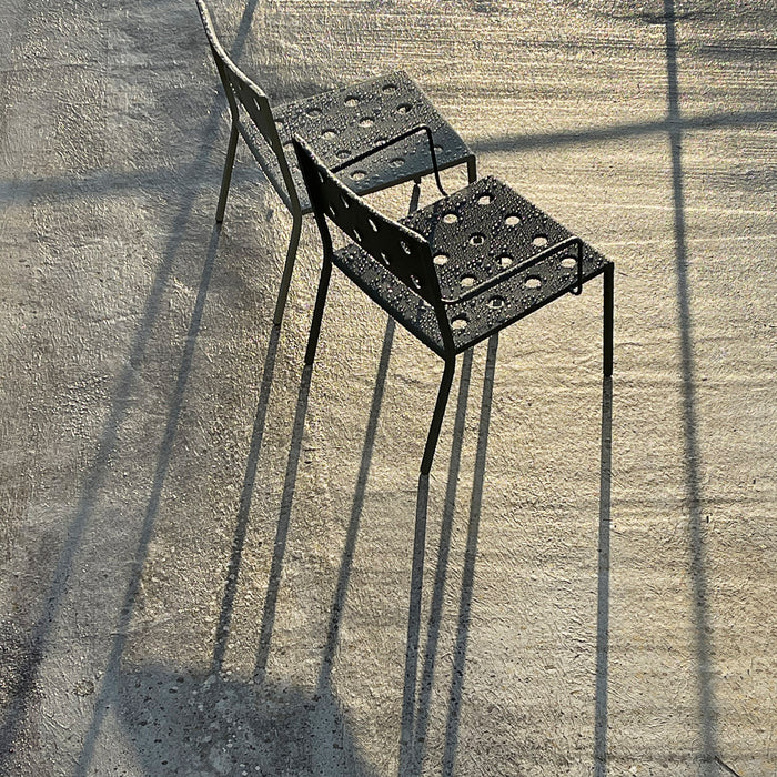 HAY Balcony Lounge Armstoel - Anthracite