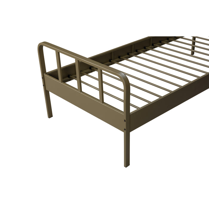 Woood Mees Bed - Army - 90 x 200 cm