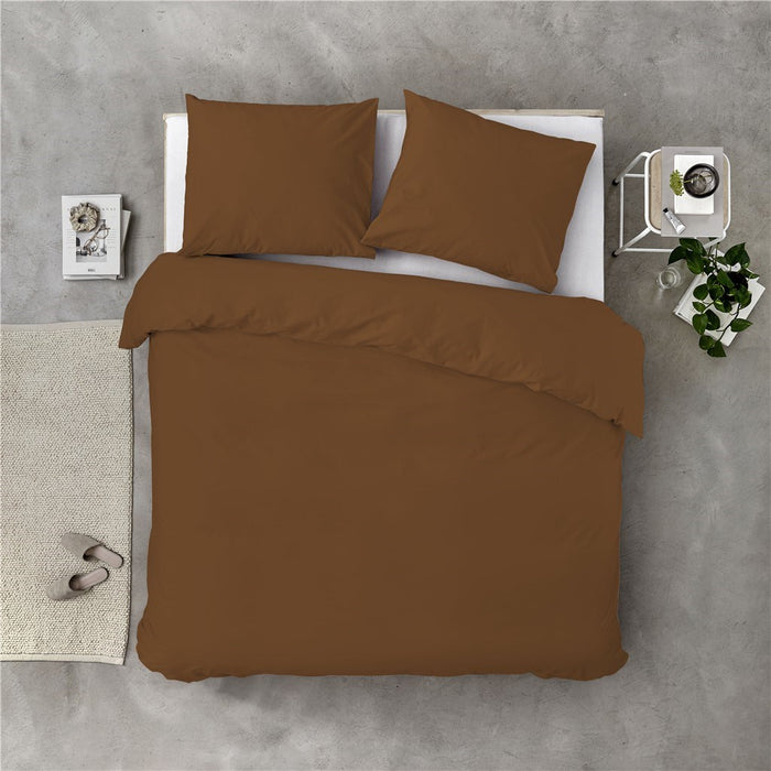 Byrklund - Dekbedovertrek Sleep Softly - 140x220 - Cognac
