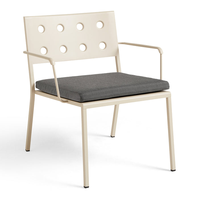HAY Balcony Lounge Armstoel - Chalk beige